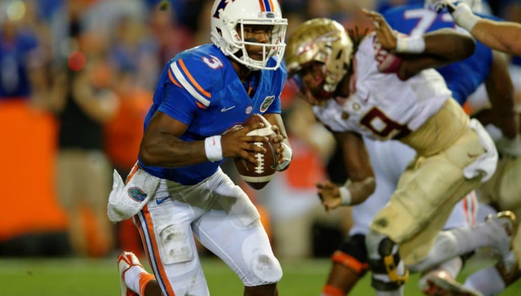 Florida Gators quarterback Treon Harris against FSU-1280x853