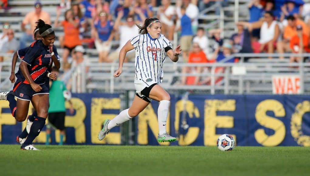 Florida Gators soccer player Savannah Jordan against Texas A&M- 1280x853