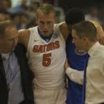 Florida Gators Basketball Alex Murphy Helped Off After Injury