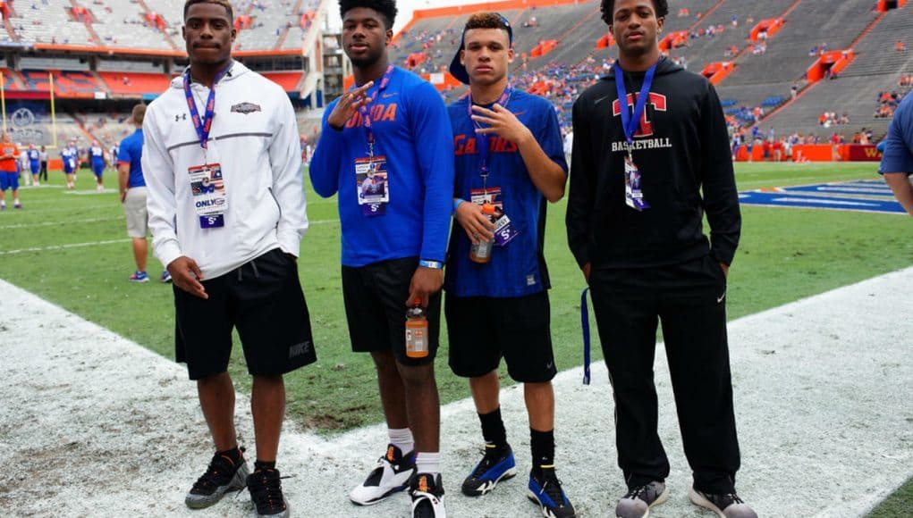 Lamical Perine and Chauncey Gardner at the FAU game- Florida Gators recruiting- 1280x855