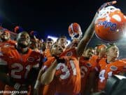 The Florida Gators celebrate their win over the ECU Pirates- Florida Gators football- 1280x852