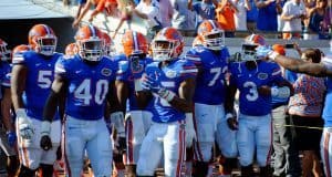 Florida Gators Enter and Empty the Bank For Second Year in a Row The Florida Gators football team gets ready to enter the field against Georgia - 1280x852
