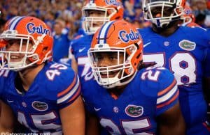 University of Florida freshman running back Jordan Scarlett gets ready to run out of the tunnel for the first time against New Mexico State- Florida Gators football- 1280x852