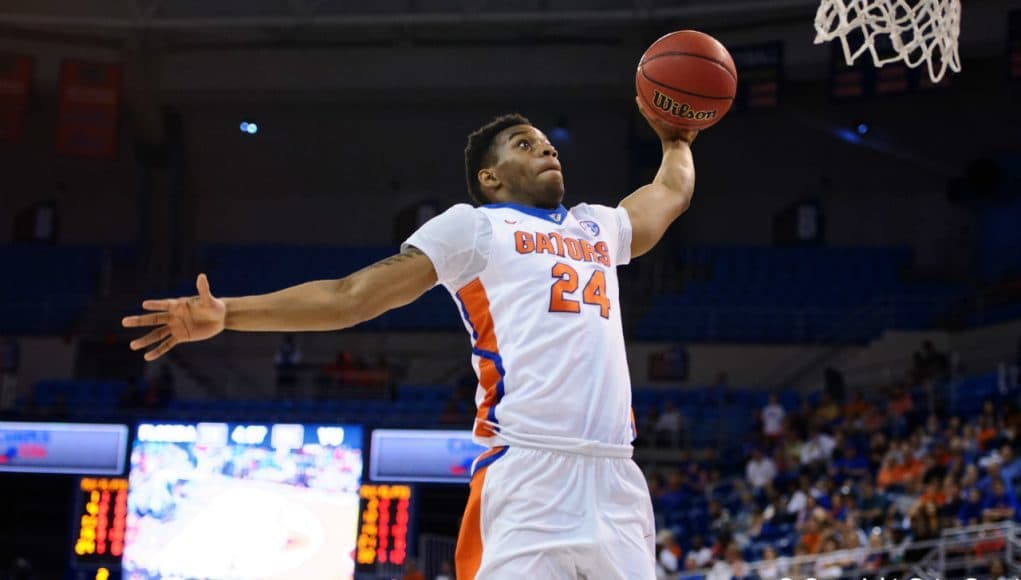 University of Florida Gators Basketball Vermont Catamounts Florida Gators guard Justin Leon