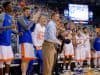 University of Florida Gators Basketball head coach Mike White and team