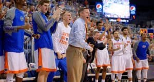 University of Florida Gators Basketball head coach Mike White and team