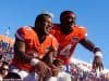 University of Florida players Kelvin Taylor and Alex McCalister celebrate the Florida Gators 9-7 homecoming win over Vanderbilt- Florida Gators football- 1280x852