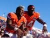 University of Florida players Kelvin Taylor and Alex McCalister celebrate the Florida Gators 9-7 homecoming win over Vanderbilt- Florida Gators football- 1280x852