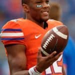 University of Florida quarterback Josh Grady warms up before the Florida Gators take on the Ole Miss Rebels- Florida Gators football- 1280x1923