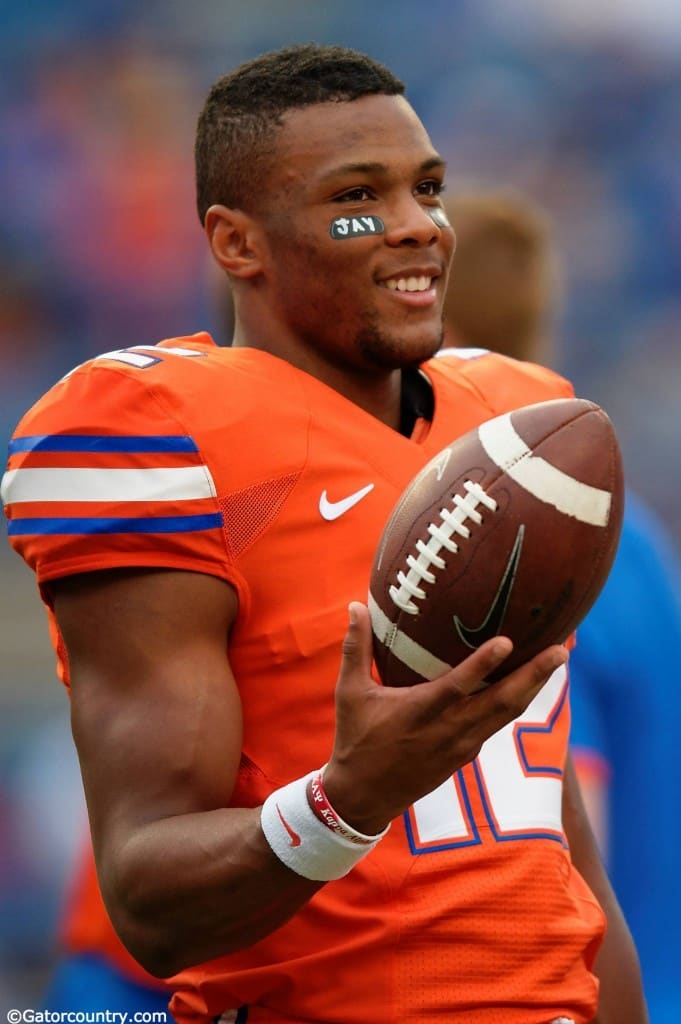 University of Florida quarterback Josh Grady warms up before the Florida Gators take on the Ole Miss Rebels- Florida Gators football- 1280x1923