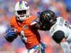 University of Florida receiver Brandon Powell carries the ball against the Vanderbilt Commodores- Florida Gators football- 1280x852