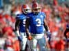 University of Florida senior linebacker Antonio Morrison reads the Georgia offense in the Florida Gators win over their rival- Florida Gators football- 1280x852