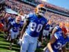 University of Florida tight end C'yontai Lewis runs out on to EverBank Field to take on the Georgia Bulldogs- Florida Gators football- 1280x852