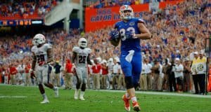 University of Florida tight end Jake McGee scores a touchdown in overtime to help the Florida Gators beat FAU- Florida Gators football- 1280x852