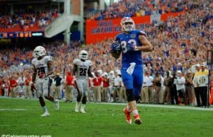 University of Florida tight end Jake McGee scores a touchdown in overtime to help the Florida Gators beat FAU- Florida Gators football- 1280x852