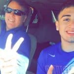 Eddy Pineiro and Jim McElwain on his official visit- Florida Gators recruiting- 1280x720