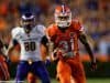 Florida Gators cornerback Jalen Tabor returns an interception for a touchdown against ECU- Florida Gators football- 1280x852