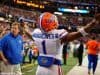 Florida Gators cornerback Vernon Hargreaves takes the field before the Gators game against Alabama in the SEC Championship- Florida Gators football- 1280x852