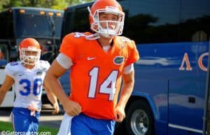 Florida Gators transfer quarterback Luke Del Rio arrives at spring practice- Florida Gators football- 1280x852