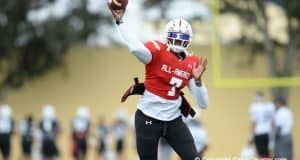 Quarterback Dwayne Haskins has a lot on his mind Florida Gators Quarterback Recruit Dwayne Haskins Throws During Practice for Under Armour All-American Game-Florida Gators-1280x851