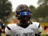 Florida Gators Wide Receiver Recruit Sam Bruce Warms Up at Tuesday Practice of Under Armour All-American Game
