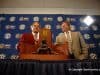 Head Coaches Florida Gators Jim McElwain Alabama Crimson Tide Nick Saban at SEC Championship