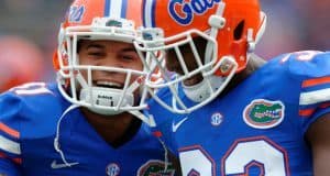 Jalen Tabor warms up before the Florida Gators game against the FAU Owls- Florida Gators football- 1280x852