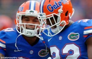 Jalen Tabor warms up before the Florida Gators game against the FAU Owls- Florida Gators football- 1280x852