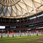 The Florida Gators band before the SEC Championship in Atlanta 2015- 1280x855