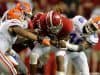 Three Florida Gators combine to bring down Alabama Crimson Tide running back Derrick Henry- Florida Gators football- 1280x852
