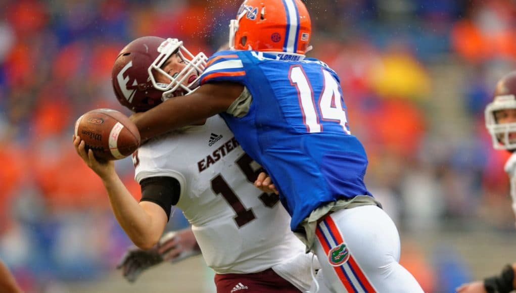 florida gators florida football the swamp eastern kentucky alex mccalister sack 1280x852