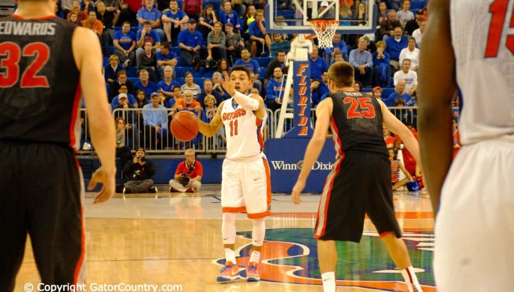 Florida Gators basketball Chris Chiozza Directs Traffic in Win Over Georgia Bulldogs-Florida Gators Basketball-1280x850