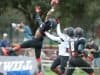 Defensive Back Chauncey Gardner Tips Pass During Under Armour Practice