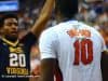 Dorian Finney-Smith looks to inbounds the ball versus West Virginia-Florida Gators Basketball-January 30,2016-GatorCountry.com