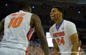 Florida Gators basketball Forwards Justin Leon and Dorian Finney-Smith Florida Gators Basketball