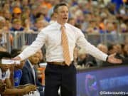 Florida Gators basketball coach Mike White coaches his team during a win over the LSU Tigers- Florida Gators basketball- 1280x852