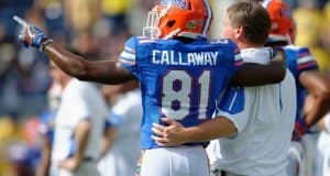 Florida Gators freshman receiver Antonio Callaway and Jim McElwain before the Buffalo Wild Wings Citrus Bowl- Florida Gators football- 1280x852