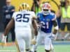 Florida Gators junior running back Kelvin Taylor carries the ball against the Michigan Wolverines in the 2016 Citrus Bowl- Florida Gators football- 1280x852