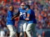 Florida Gators linebacker Jeremi Powell is helped off the field during the Florida Gators win over Georgia in 2015- Florida Gators football- 1280x852