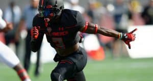 The Florida Gators giving Bruce a lot to think about Florida Gators receiver target Sam Bruce during the Under Armour game- 1280x852