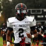 Florida Gators receiver target Tyrie Cleveland at Under Armour practice- 1280x850