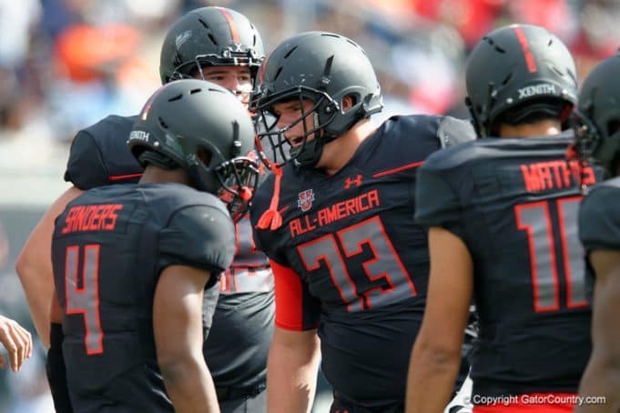 Florida Gators recruiting commit Brett Heggie at the Under Armour game- 1280x853