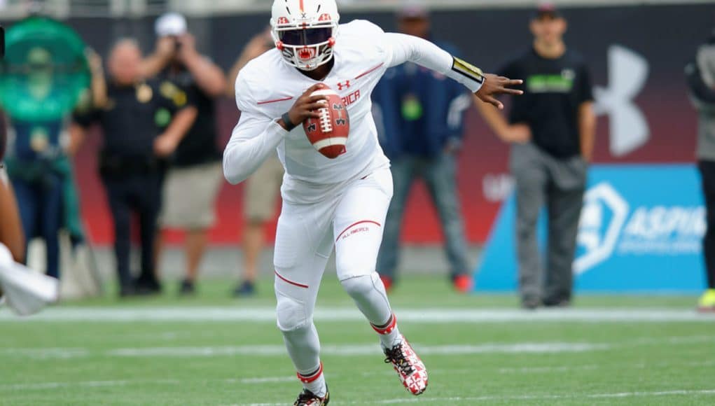 Florida Gators recruiting target Dwayne Haskins at the Under Armour game- 1280x853