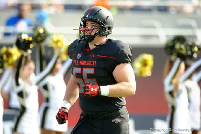 Florida Gators recruiting target Landon Dickerson at the Under Armour game- 1280x853