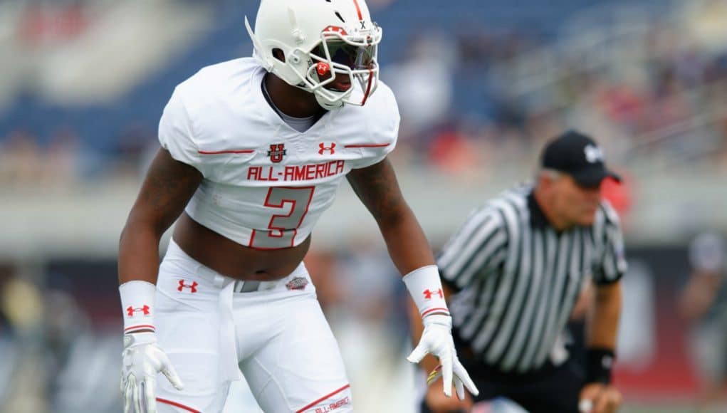 Florida Gators recruiting target Mack Wilson at the Under Armour game- 1280x853