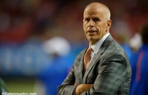 University of Florida Athletic Director Jeremy Foley watches the Florida Gators and Alabama Crimson Tide in the SEC Championship game - Florida Gators football - 1280x852