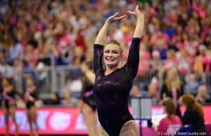 Florida Gators gymnastics meet against Arkansas. Bridget Sloan- 1280x853