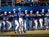 The Florida Gators watch on from the dugout in a win against Florida Gulf Coast University to start the season 2-0. February 20th, 2015- Florida Gators baseball- 1280x852