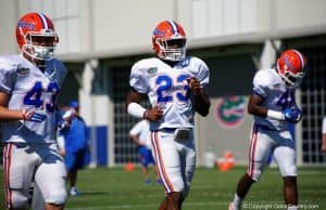 Florida Gators football player Chauncey Gardner during spring practice- 1280x855