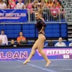 Florida Gators gymnast Bridget Sloan against Arkansas- 1280x853